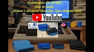Commodore 64 1541U2+ Ultimate Cartridge Tape Case