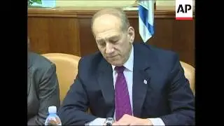 PM comments on Iran nuclear row, Israeli cabinet meeting