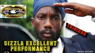 SIZZLA LIVE AND DIRECT IN TRINIDAD.. HIS PERFORMANCE WAS FULL OF VYBEZ AND STELLA STAGE  PRESENCE