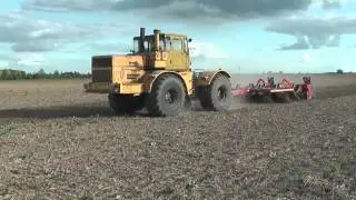 Kirovets K700A + Horsch Tiger 3 AS ||  ENGINE SOUND ||   [Full HD]