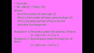 Table of Specs Part 4