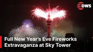 HAPPY NEW YEAR 2026 CELEBRATION: Full Auckland Sky Tower Fireworks Show Dazzles Thousands | AQ1E