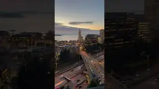 Seattle sunsets hit different year-round 🌅✨In awe of this city&rsquo;s beauty 🫶 #SeattleViews #PNWMagic