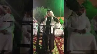الشاعر سعد بن شفلوت في حفل ال ثابت بن جليد المناديه