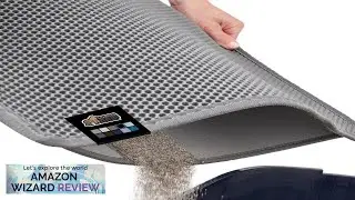 Gorilla Grip Honeycomb Cat Litter Mat Two Layer Trapping Waste Mats Soft Review
