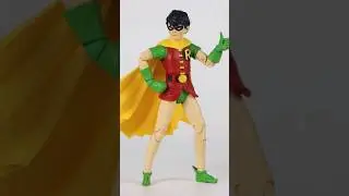 Old School Robin reviled 👀 #dcmultiverse #mcfarlanetoys #batman #robin #shorts #showcase