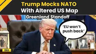Trump vs NATO: Donald Trump Triggers Global Debate After Posting Altered US Map With Greenland |NATO
