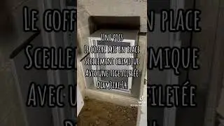 R&eacute;alisation d&rsquo;une dalle b&eacute;ton pour recevoir un coffre-fort Hartmann protect duo classe 1