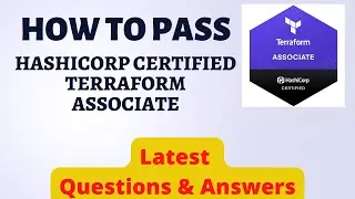Terraform Associate Certification real questions and answers - terraform associate exam - Part 1