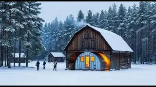 How He Built a Quonset Cabin Inside a Barn&mdash;And Survived the Coldest Blizzard in 45 Years