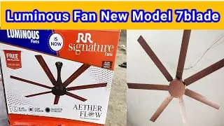 Best ceiling fan from Luminous  | Model  AETHER Flow With 7 Blade