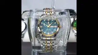 Poedagar Luxe Stainless Steel Men's Wrist Watch - Water-Resistant, Luminous, Quartz Movement.