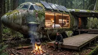 Строю дом внутри бомбардировщика B-52 Stratofortress в одиночку (полный ASMR-процесс)