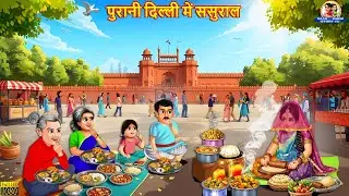 पुरानी दिल्ली  में ससुराल | Purani Delhi Me Sasural | Hindi Kahani | Moral Stories | Hindi Cartoon