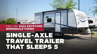 2024 Keystone Springdale 1760BH | RV Tour: Single - Axle Travel Trailer That Sleeps 5