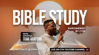 The Algorithm Of Revival | CYM BIBLE STUDY |  with Prophet Tomi Arayomi