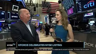 David Kelly, Chief Operating Officer at Kforce Joins NYSE TV Live