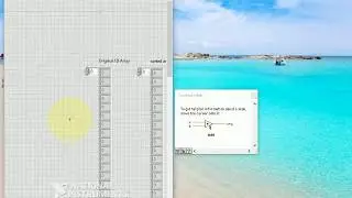 How to arrange elements of a 1-D Array in descending order in LabVIEW