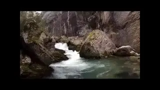 Peche de la truite &agrave; la cuill&egrave;re dans les gorges du guier vif
