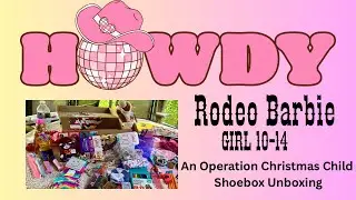 Barbie/Western themed Shoebox for Operation Christmas Child- Girl 10-14 yrs #ipackedashoebox
