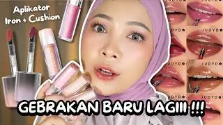 REVIEW + SWATCH ALL SHADES Judydoll Lip Tint Gloss ! Bibir Kering Hilang!! Lembab + Plumpy lips