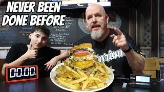 Black Widow Burger Challenge - NEVER BEEN DONE BEFORE