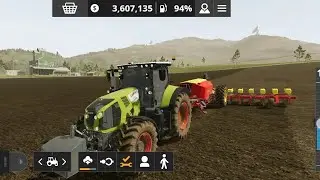 Ep80ใส่หางปลูกฝ้ายขาวรถไถ CLAAS870 AXLONเกมส์ #farmingsimulator20 #รถไถ #รถตัดอ้อย