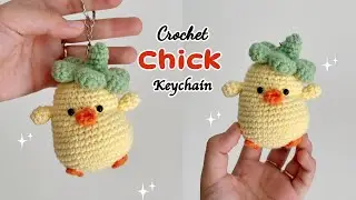Cute Crochet Chick Keychain 🐥 | Easy & Fun Amigurumi Tutorial for Beginners