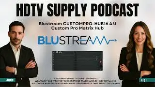 #Blustream #CUSTOMPRO-HUB16 #4U #Custom Pro #Matrix Hub #hdtvsupply
