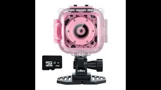 Ourlife Kids Pink Waterproof Camera Unboxing & Review