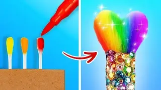 HOW TO PAINT LIKE A PRO || Magical Rainbow Ombre Effect By 123GO!GOLD