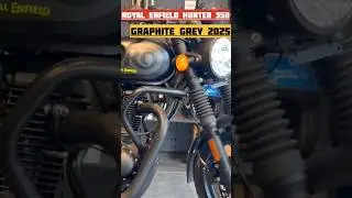 Royal Enfield Hunter 350 Updated Dapper Grey 2025_Slipper Clutch & Led Headlight #short #shorts