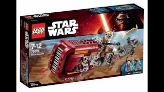 75099 Rey's Speeder Lego Star Wars set REVIEW