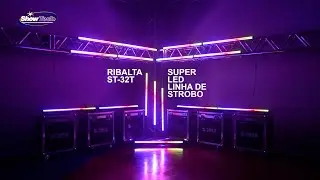 SHOWTECH BRASIL - RIBALTA ST-32T - SUPER LED LINHA DE STROBO
