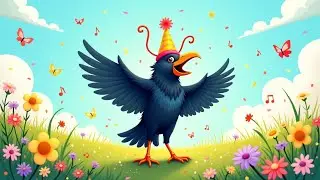 Dancing Crow in the Meadow! 🦅🎶 Fun Kids' Song & Dance Party!