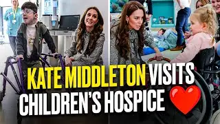 ❤️ KATE MIDDLETON visits CHILDREN'SHOSPICE Heartwarming! 🫂