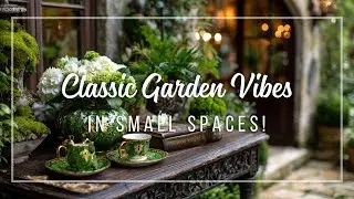 Classic English Garden Charm for Tiny Backyards