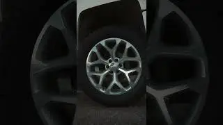 Chevy Silverado on 22&rdquo; Silver Snowflake Wheels #shorts