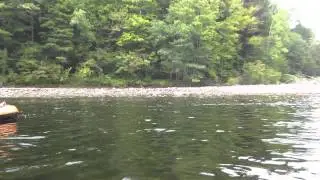 Small waterfall on the upper Hudson river