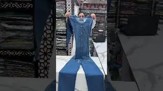 Now available imported denim frock with plazo pent👌 #youtubeshorts #viral #videoshort