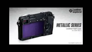Leather Explorer - Metallic Series Cow Leather half case for Sony NEX 7