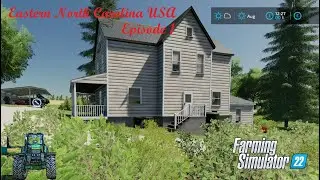 Eastern North Carolina USA Ep1| Farming Simulator 22| Starting a large equipment series