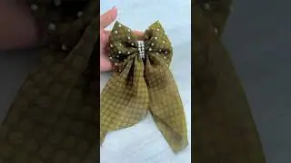 DIY beautiful long tail hair bow || 😍🥰 new trending hair bow/accessories 😱😱#trending #new #diy