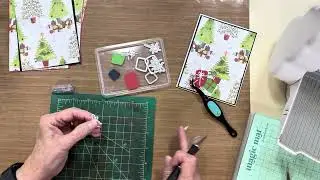 Выход из зоны комфорта: работа с набором штампов для создания украшений/миниатюрных подарков