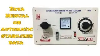 3 kva auto cut or automatic stabilizer transformer winding data / 90V to 280V / Mehta electric