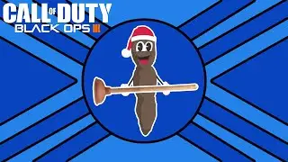 Custom Zombies Poop Of The Dead Melee Only Challenge (Split Screen)