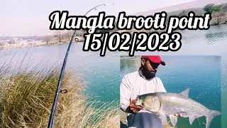 Brooti point //catch silver fish //foul hook game //15/02/2023//#aqibshikari