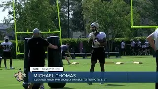 Saints WR Michael Thomas activated from PUP list; participated in first day of training camp