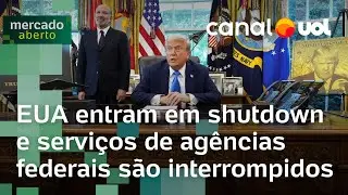 EUA entram em shutdown e governo Trump &eacute; paralisado; servi&ccedil;os de ag&ecirc;ncias federais s&atilde;o interrompidos