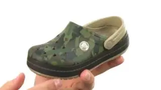 Crocs Kids Crocband Graphic Clog (Toddler/Little Kid) SKU:8807002